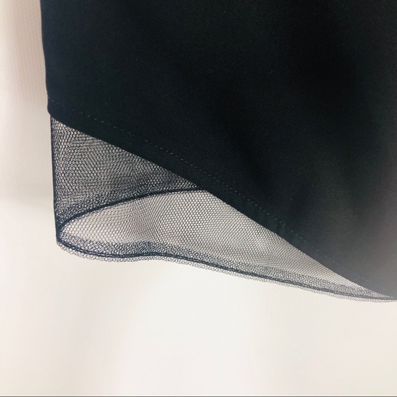 TOBI | Womens Black Mini Skirt Mesh - Picture 3 of 7